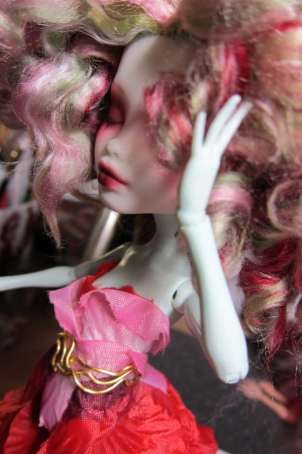 Róisín - rose-themed custom doll