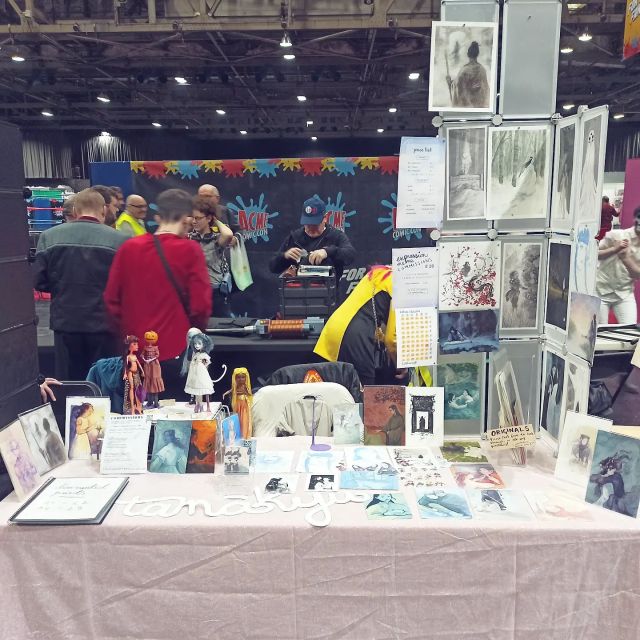 @acmecomiccon is done~ Packed away my strangely small display and hope next time I will... remember to pack my grid panels.........

Thank you everyone who came to my stall ♪(´▽｀)

♢
#acmecomiccon2023 #acmecomiccon #artistalley #artistalleytable